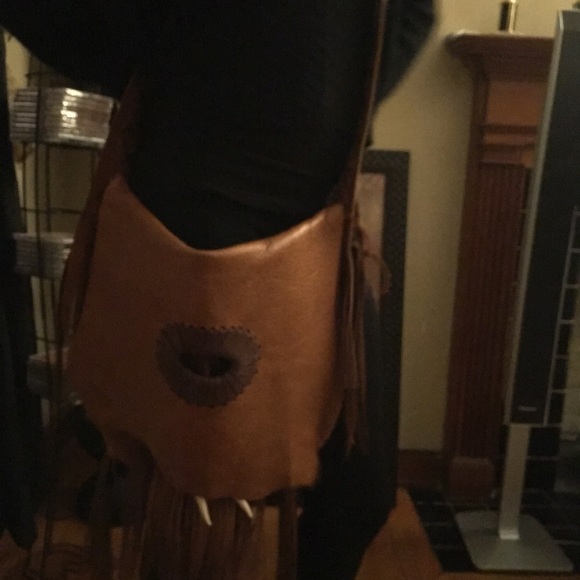 Jimmy WZ Leather Handmade Crossbody Purse Bag - Picture 4 of 8